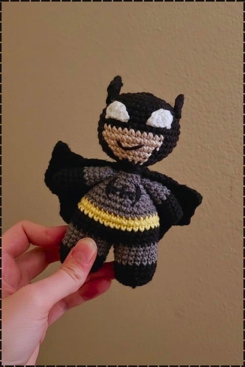 Batman doll pattern - featured image