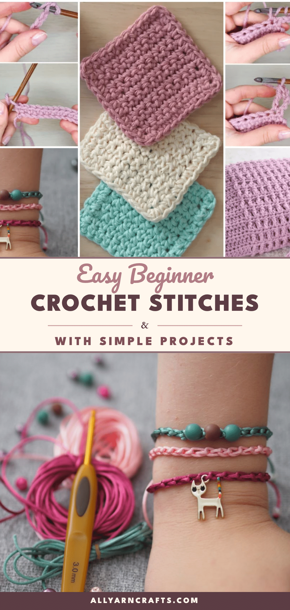 beginner crochet stitches crochet pattern