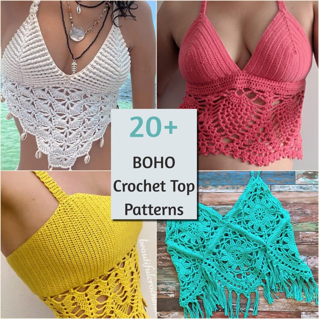 boho crochet top - featured image