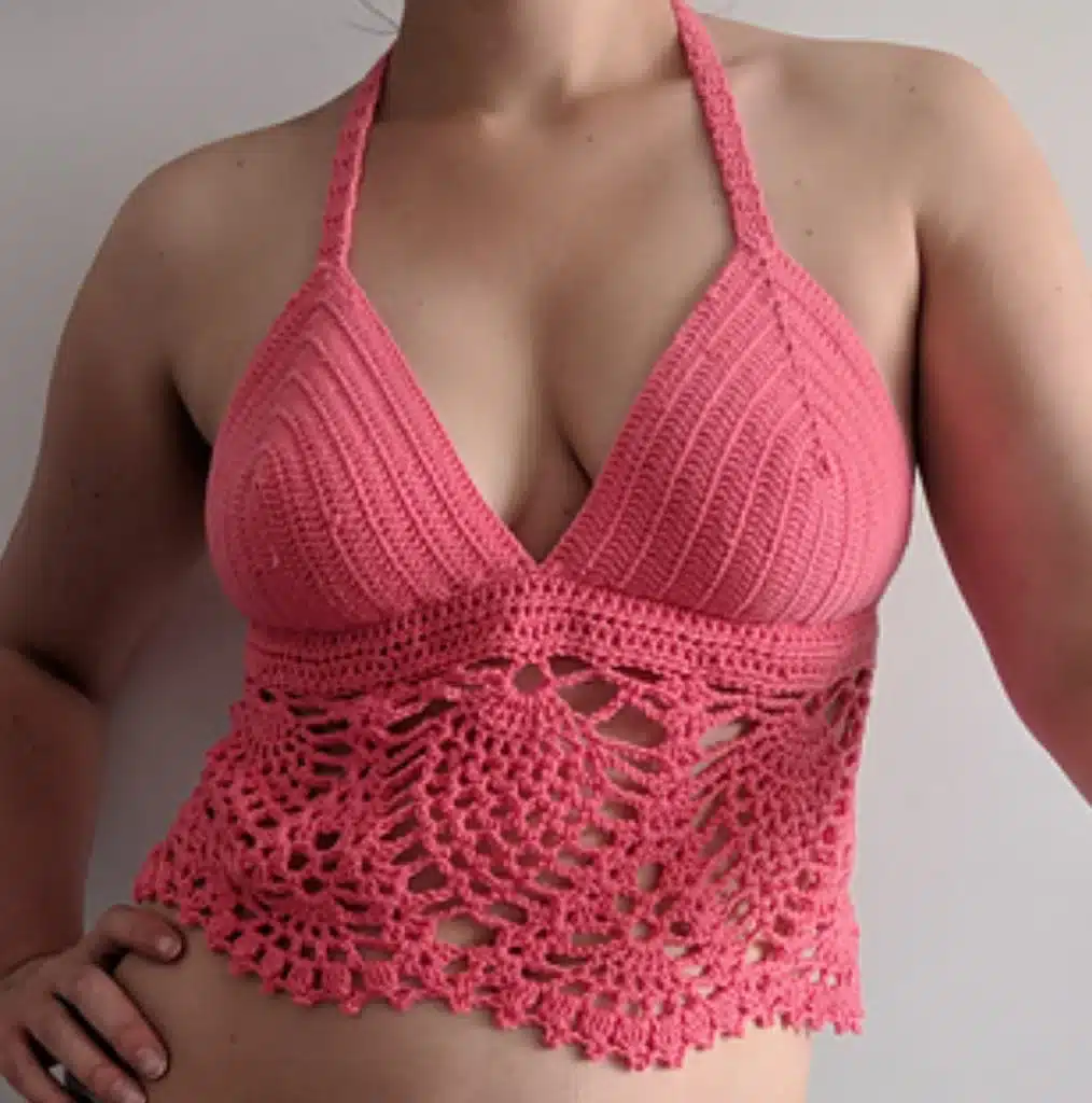 boho crochet top crochet project crochet project detail 1