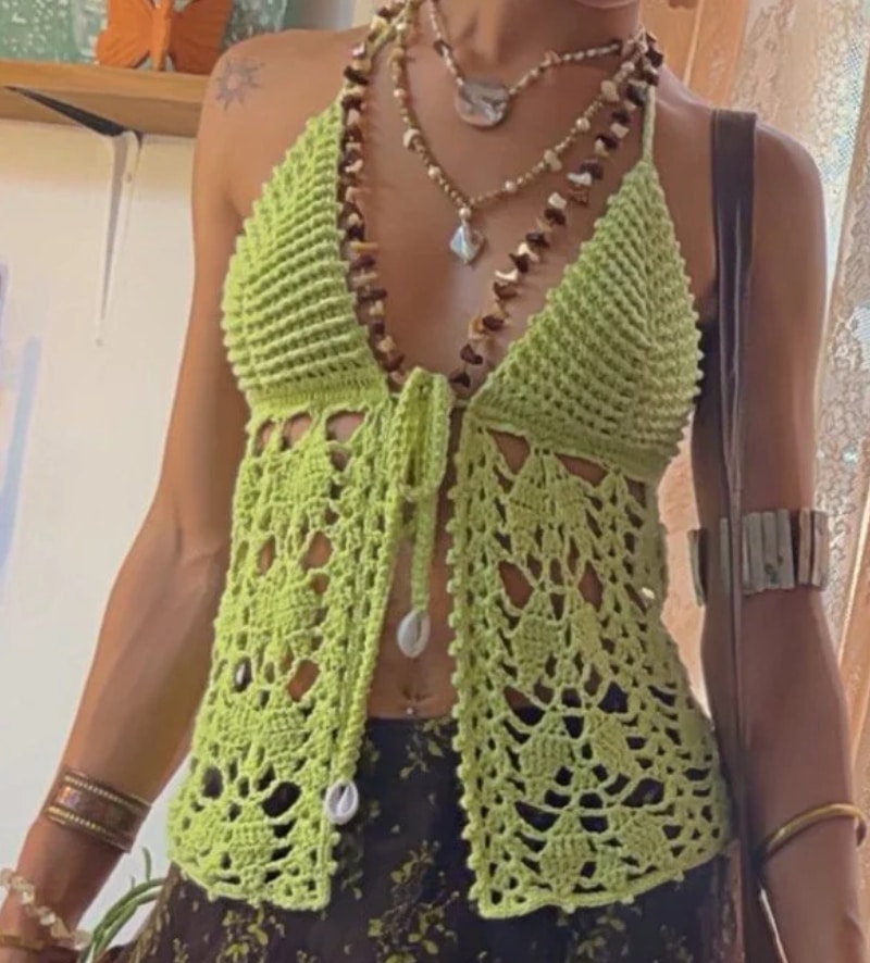 boho crochet top crochet project crochet project detail 10