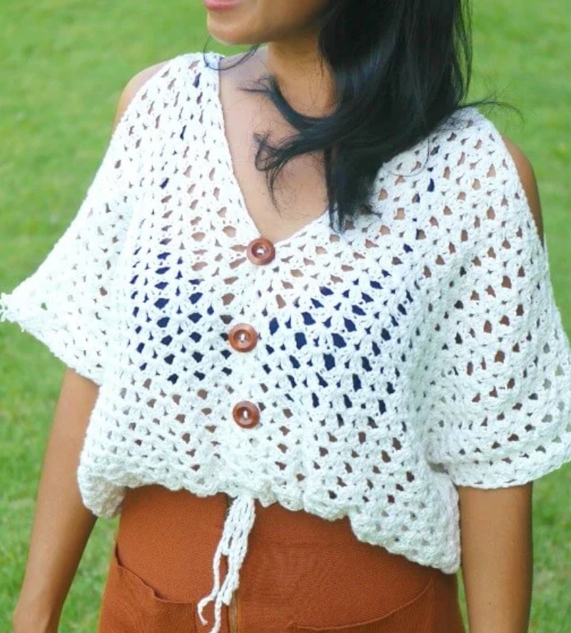 boho crochet top crochet project crochet project detail 5