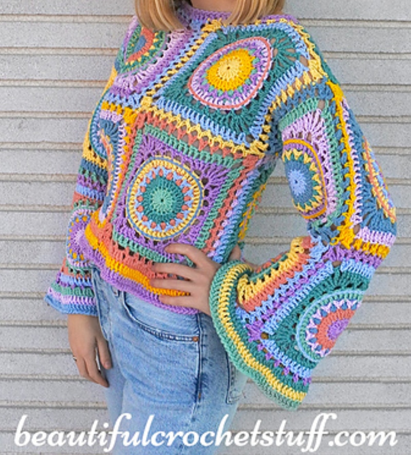 boho crochet top crochet project crochet project detail 9