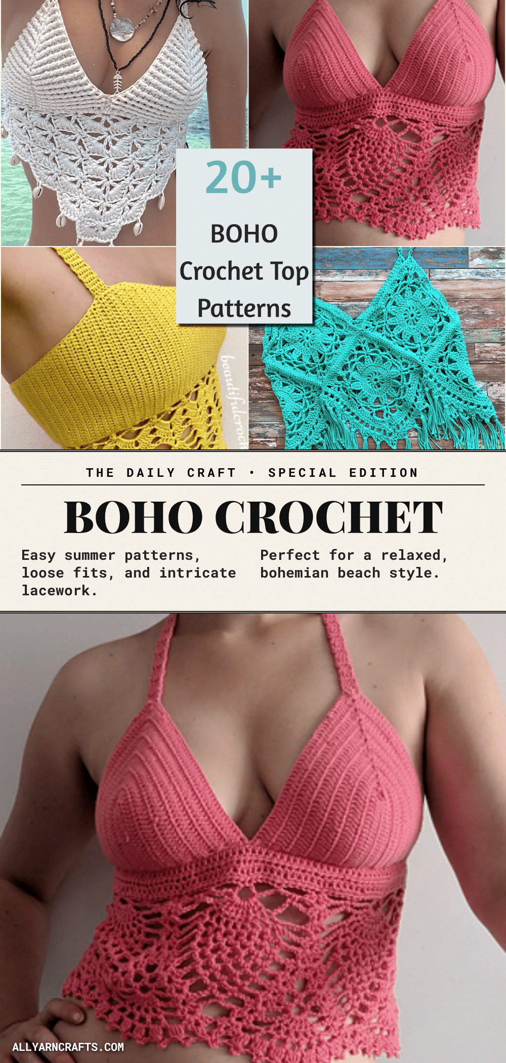 boho crochet top crochet pattern