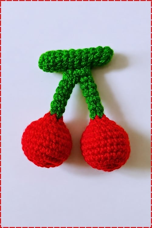 cherry amigurumi crochet project crochet project detail 1