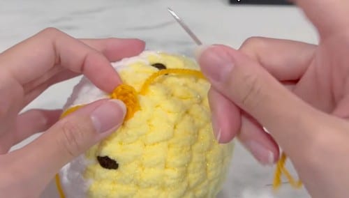 cockatiel amigurumi crochet project crochet project detail 4