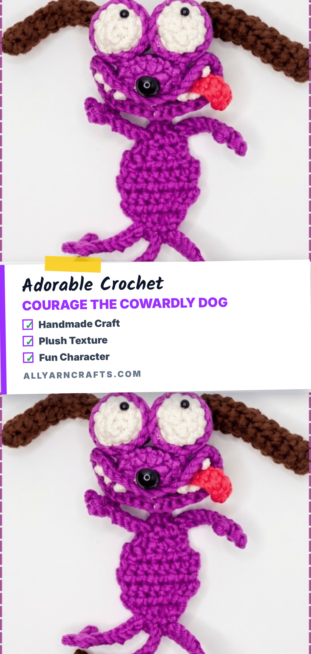 Courage Amigurumi crochet pattern