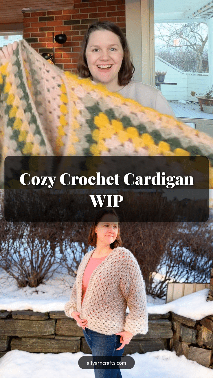 cozy crochet cardigan crochet pattern