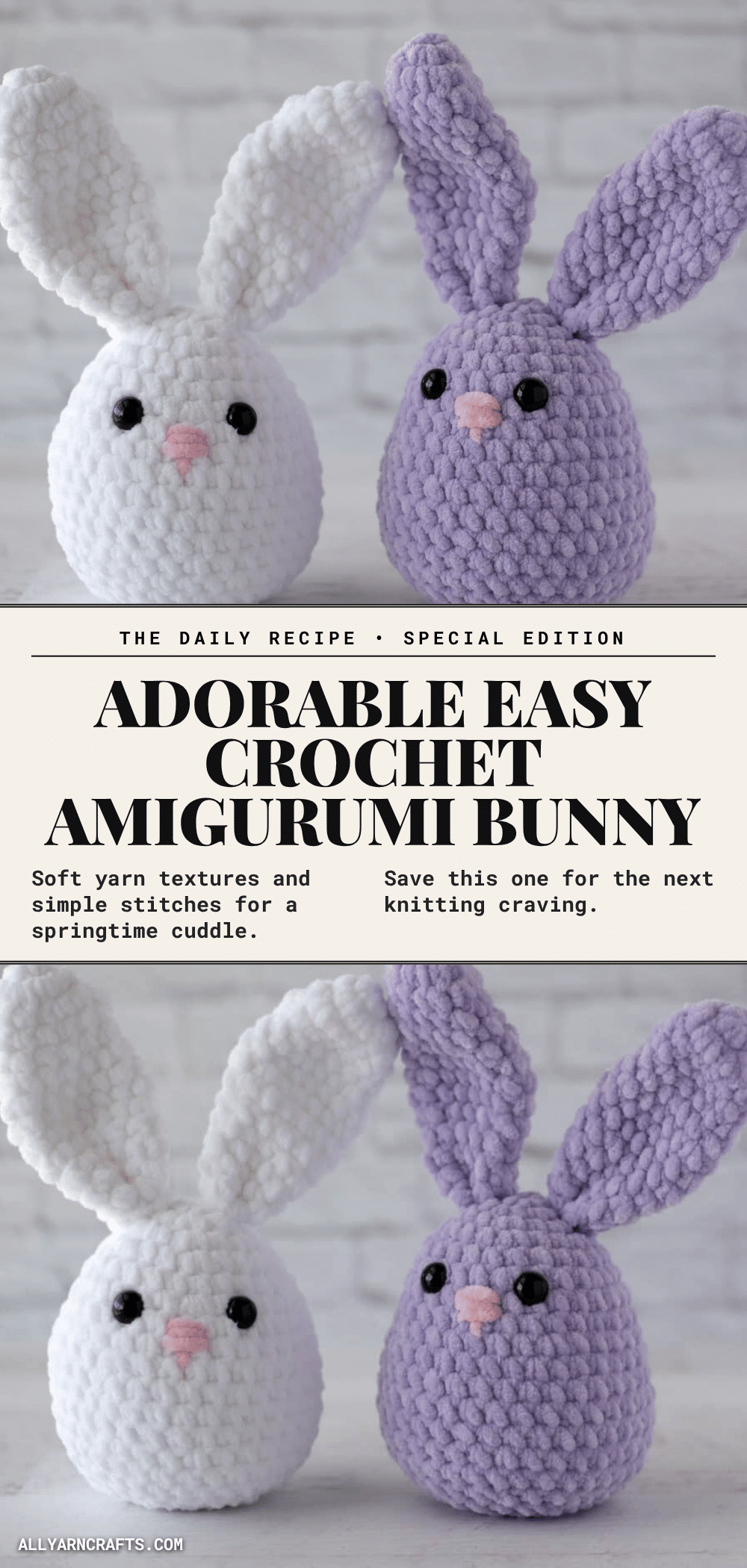 crochet amigurumi bunny crochet pattern