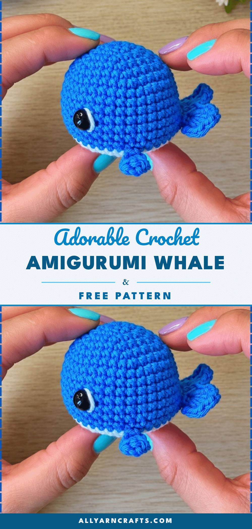 crochet amigurumi whale crochet pattern