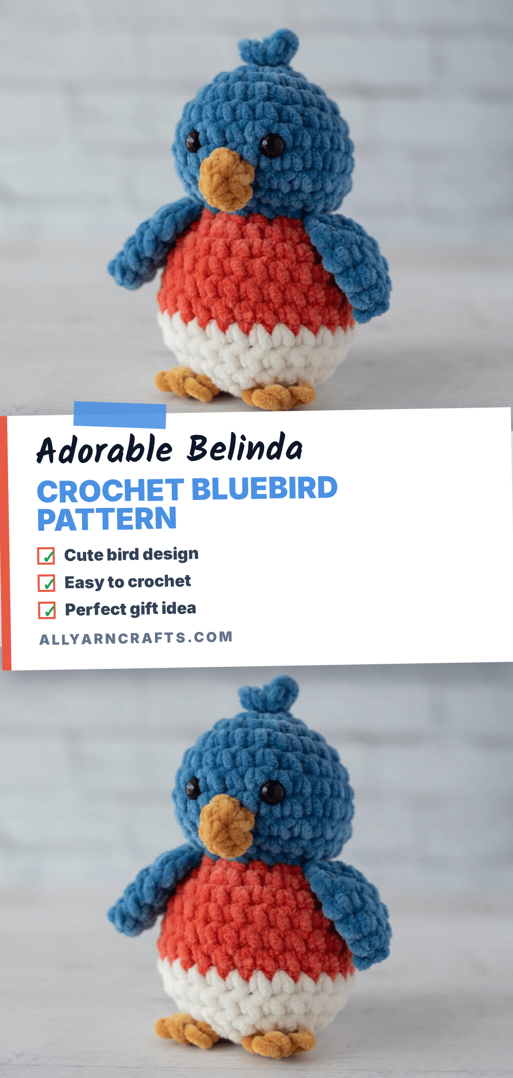 crochet bluebird pattern crochet pattern