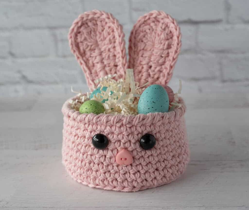 crochet bunny basket pattern crochet project crochet project detail 4
