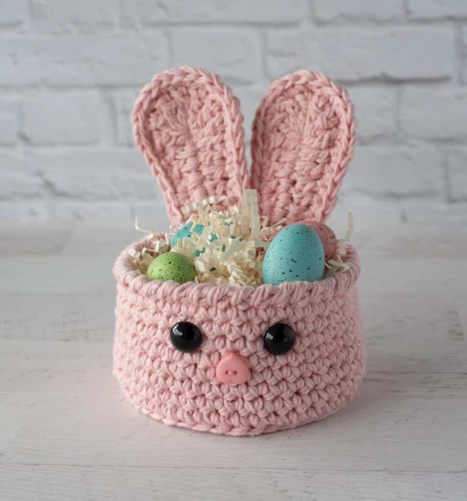 crochet bunny basket pattern crochet project crochet project detail 6