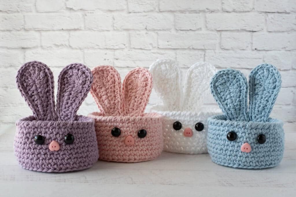 crochet bunny basket pattern crochet project crochet project detail 8