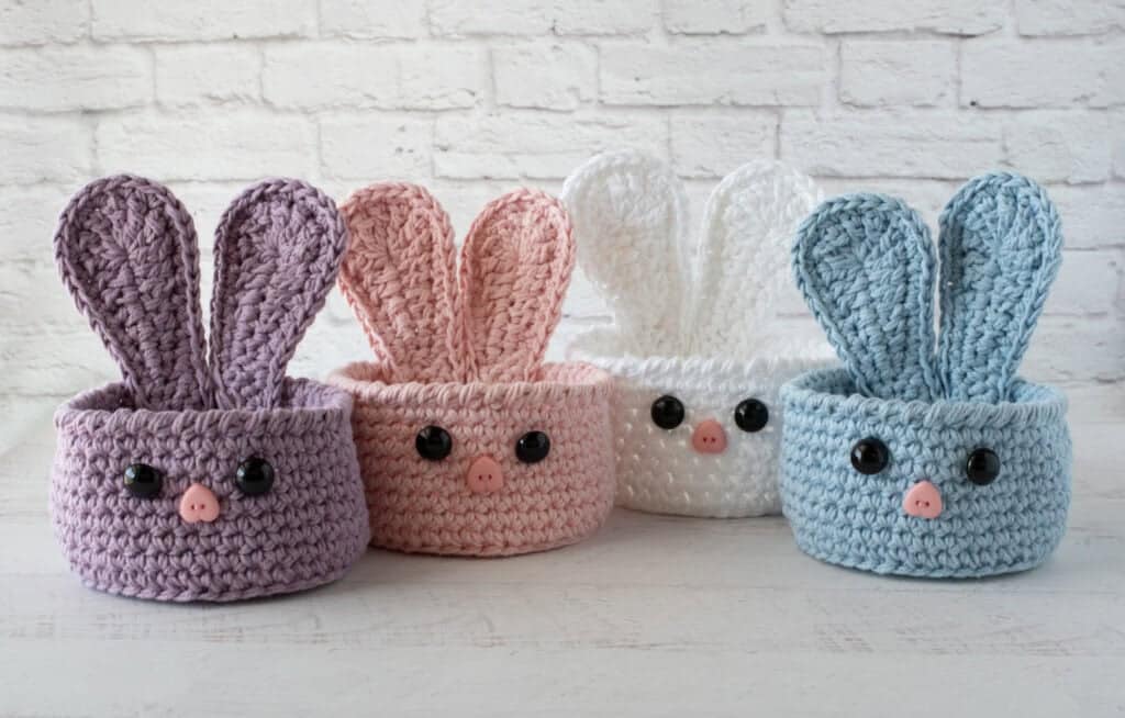 crochet bunny basket pattern crochet project crochet project detail 9