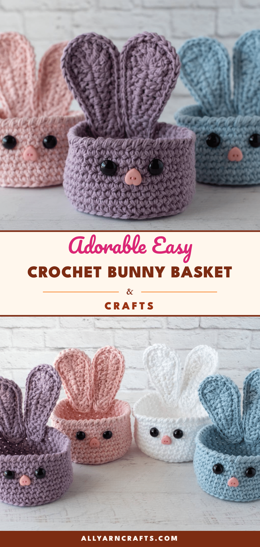 crochet bunny basket pattern crochet pattern
