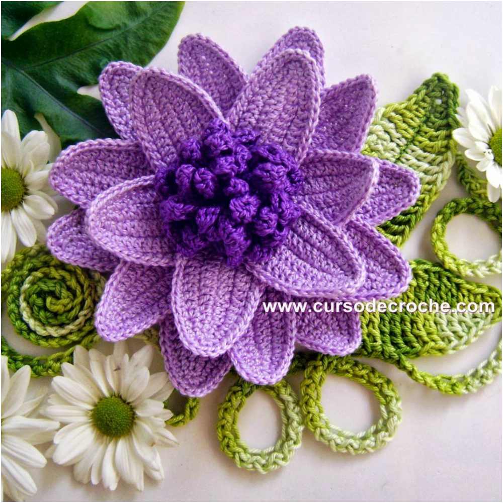 crochet cabbage flower crochet project crochet project detail 1