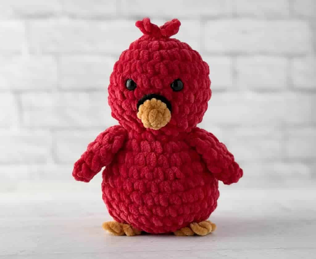 crochet cardinal amigurumi crochet project crochet project detail 1