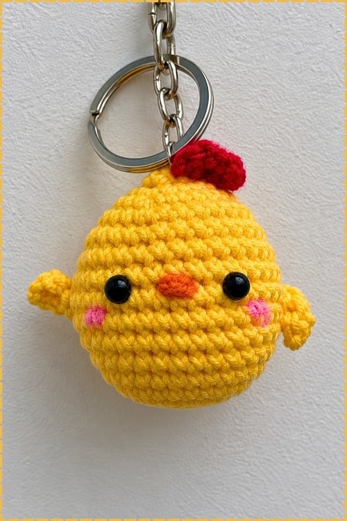 crochet chicken amigurumi - featured image