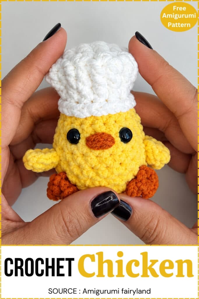 crochet chicken amigurumi - featured image