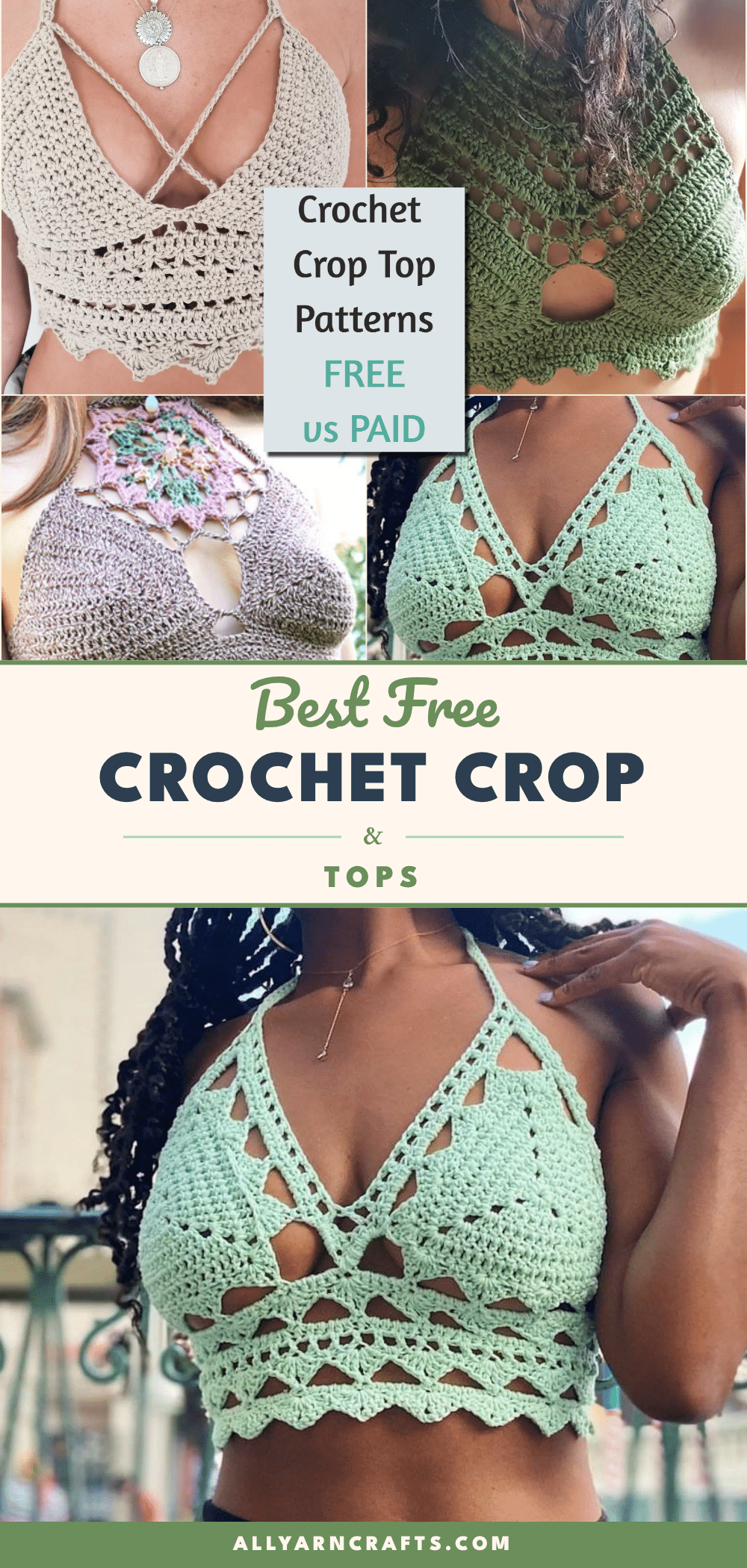 crochet crop top crochet pattern