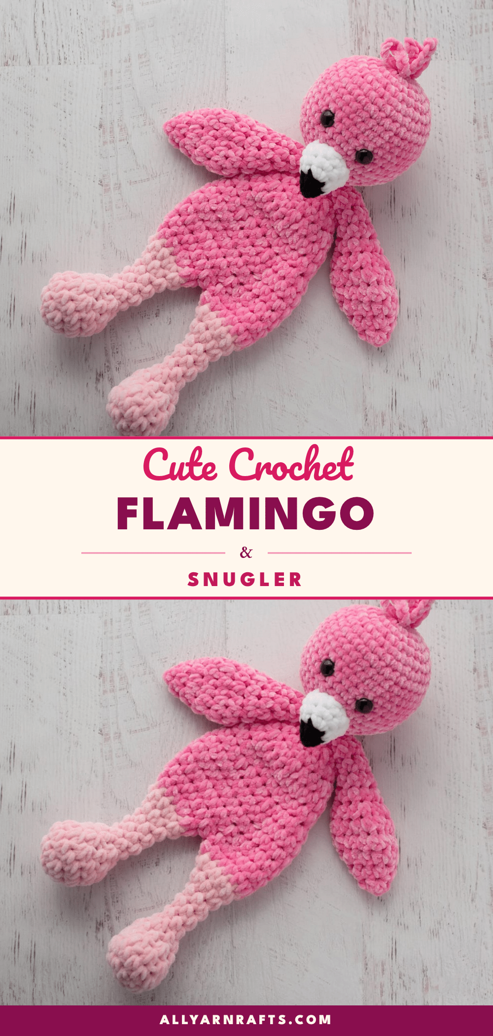 crochet flamingo snuggler crochet pattern