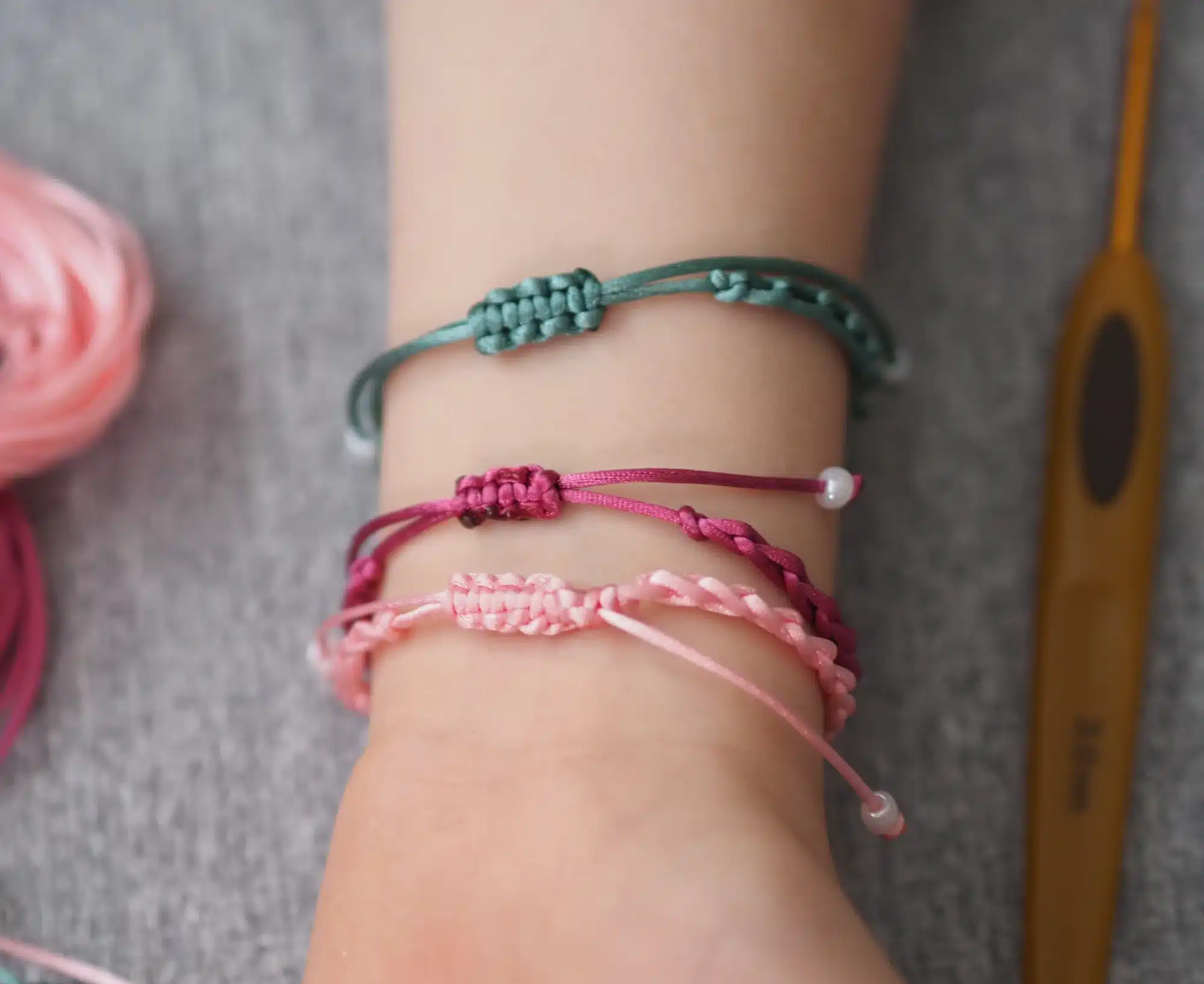 crochet friendship bracelet crochet project crochet project detail 1