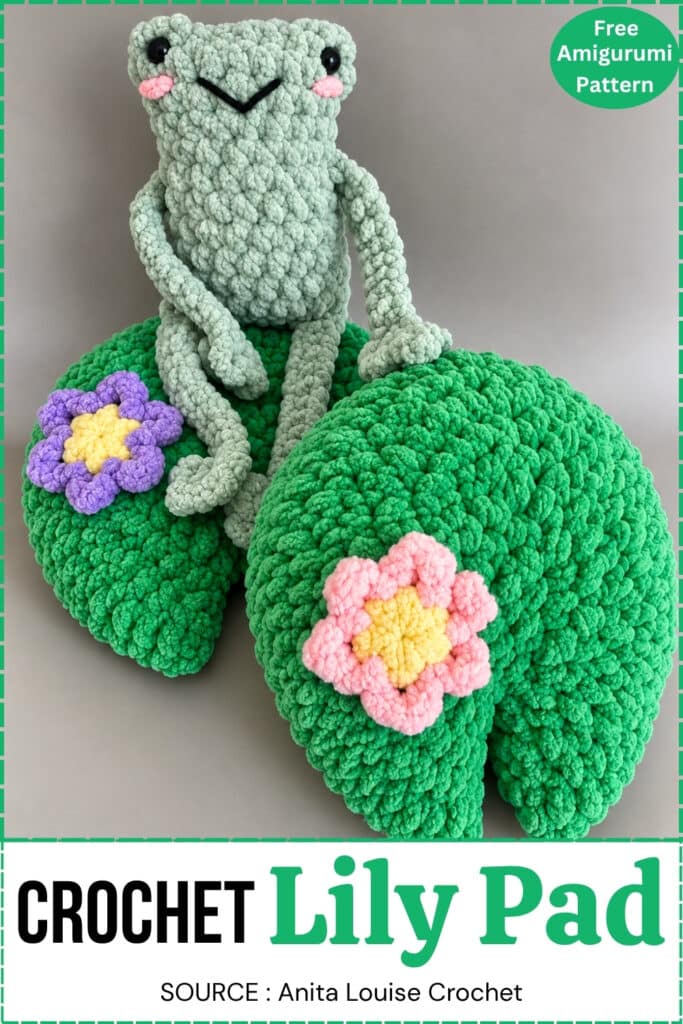 crochet lily pad - featured image