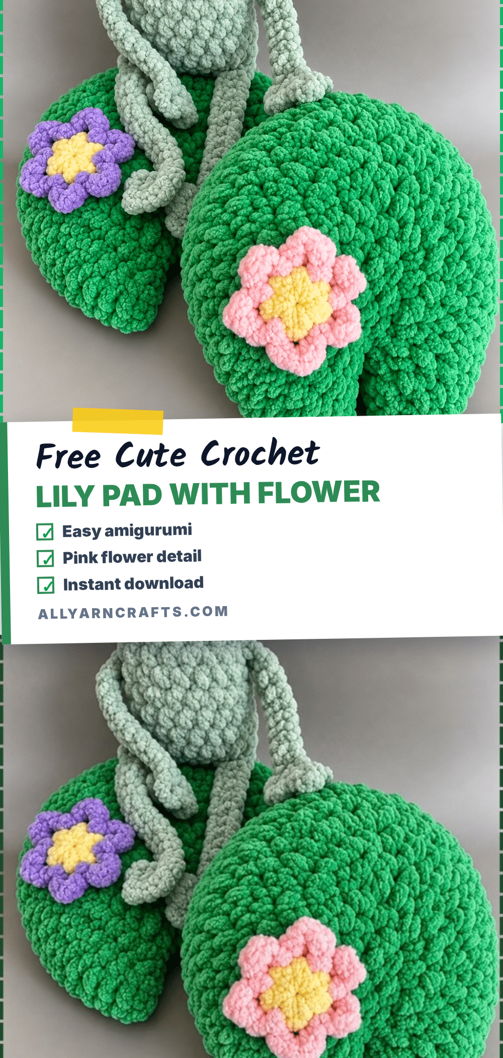 crochet lily pad crochet pattern