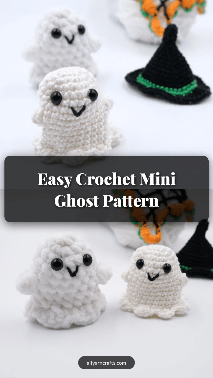 crochet mini ghost pattern crochet pattern