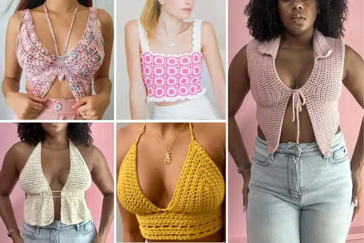 crochet top pattern - featured image