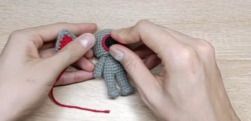 Demogorgon amigurumi crochet project crochet project detail 3