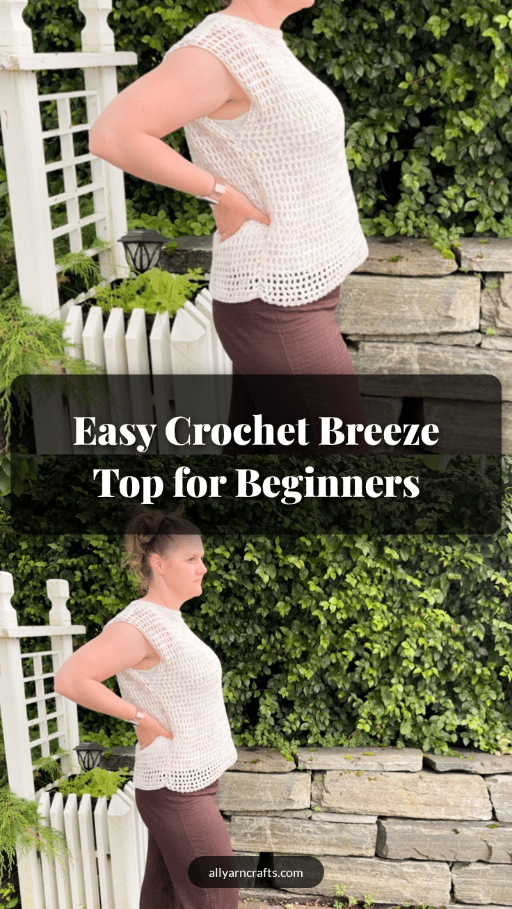 easy crochet breeze top crochet pattern