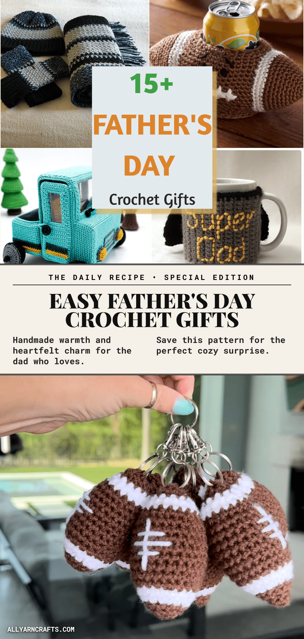 fathers day crochet gifts crochet pattern