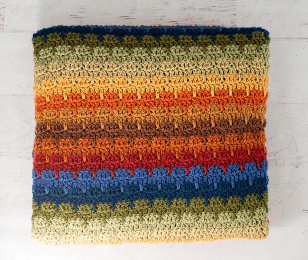 Firesong Throw crochet project crochet project detail 2