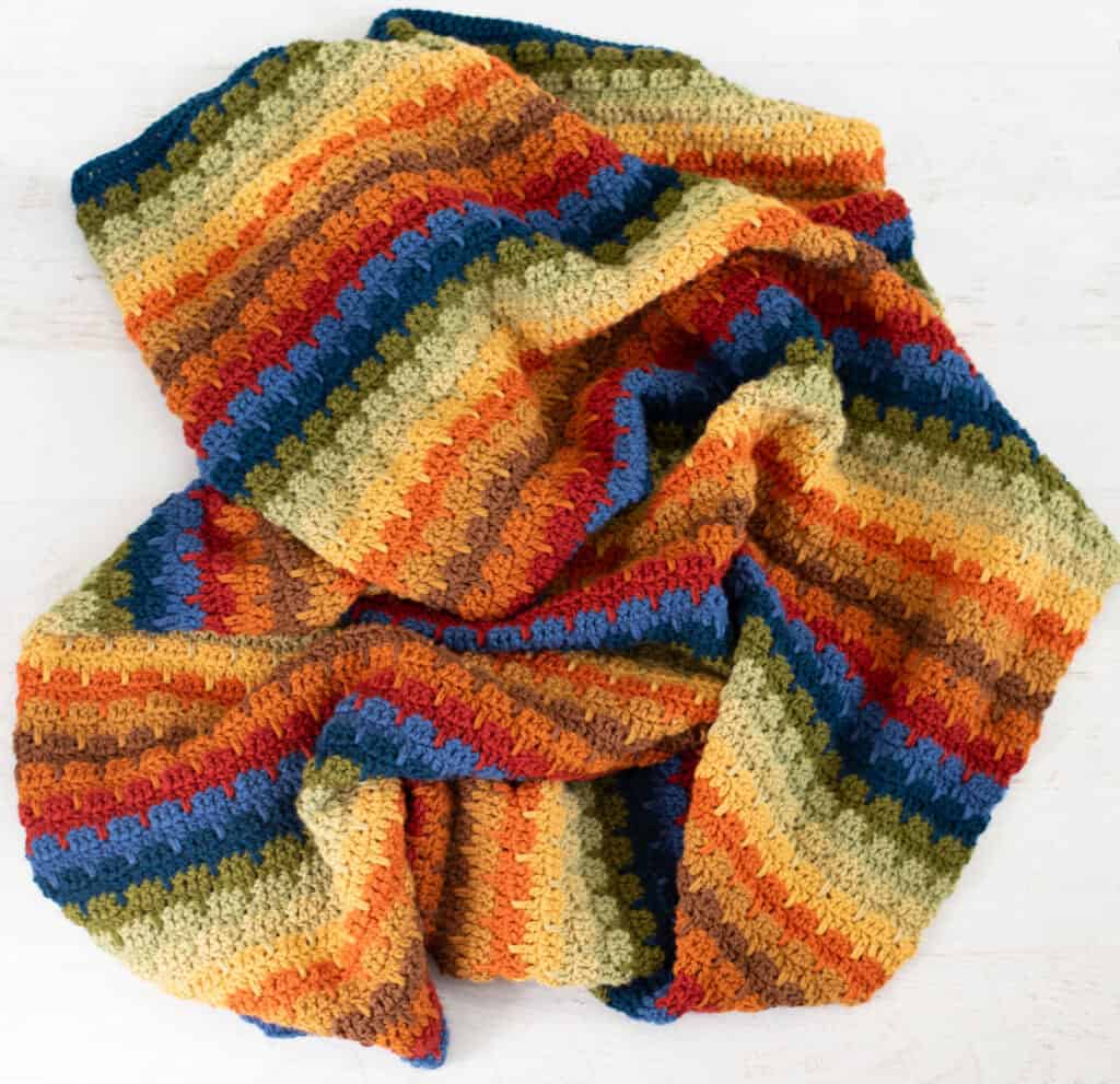 Firesong Throw crochet project crochet project detail 3