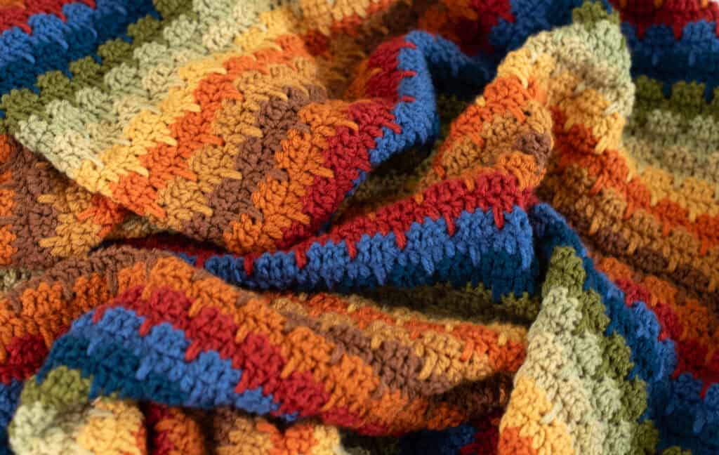 Firesong Throw crochet project crochet project detail 4