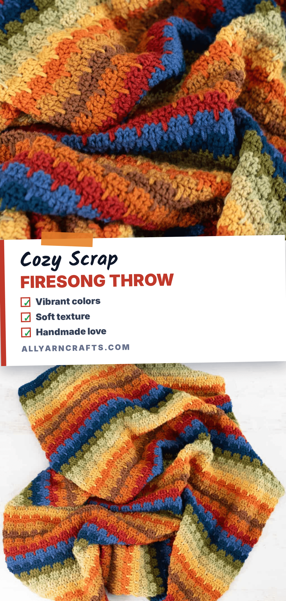 Firesong Throw crochet pattern