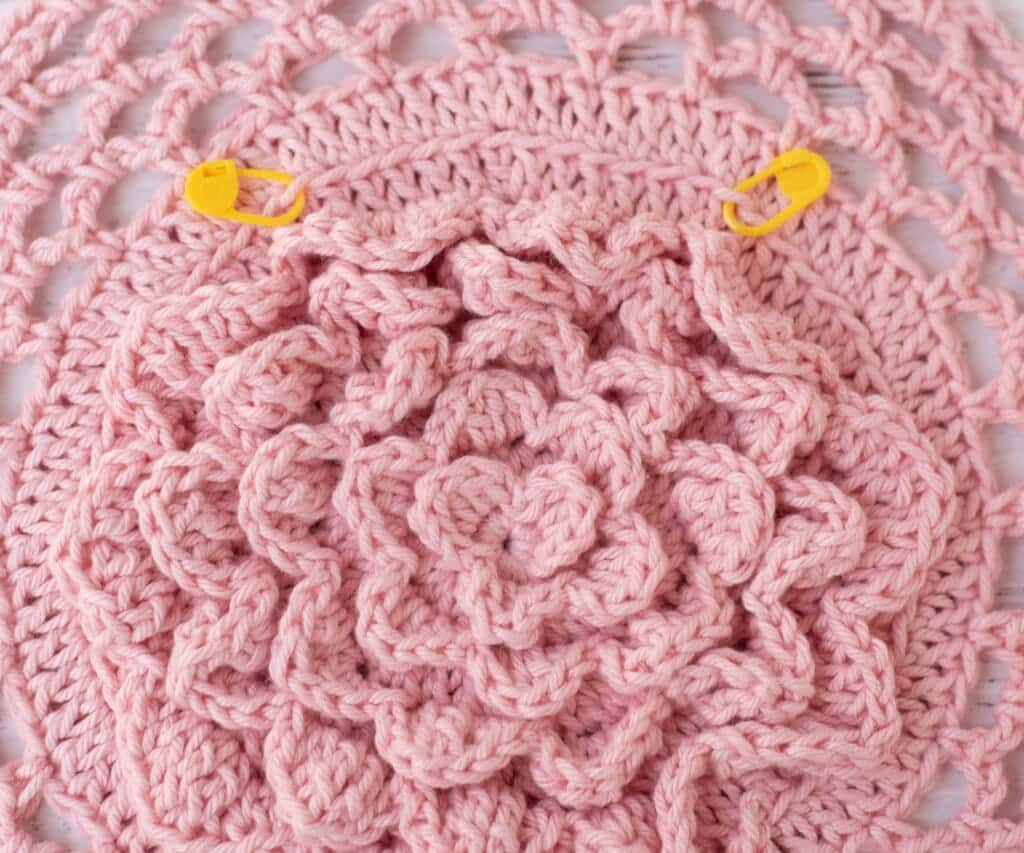 foldable flower crochet market bag crochet project crochet project detail 14