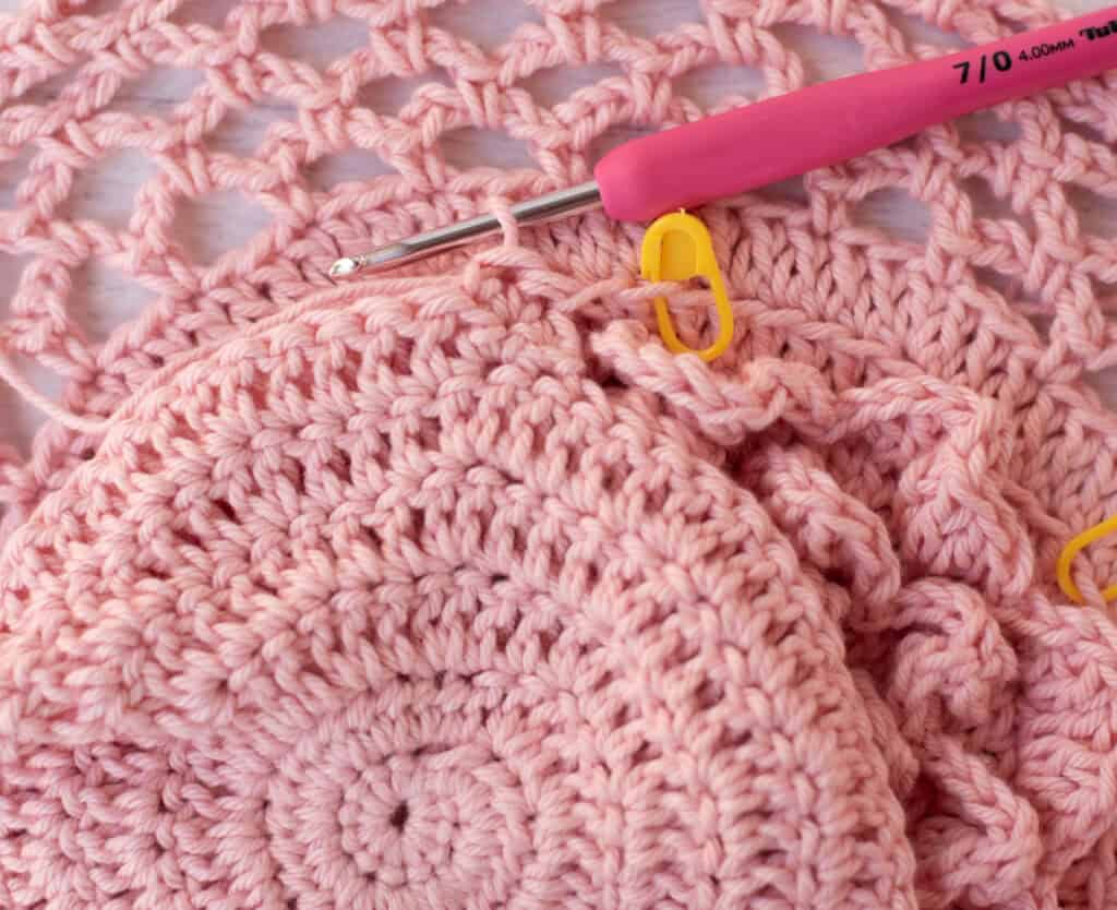 foldable flower crochet market bag crochet project crochet project detail 15