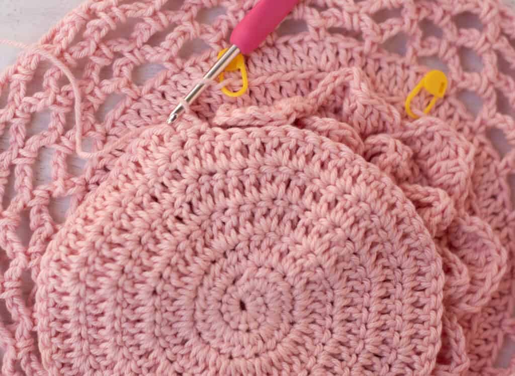 foldable flower crochet market bag crochet project crochet project detail 16