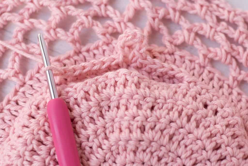 foldable flower crochet market bag crochet project crochet project detail 22