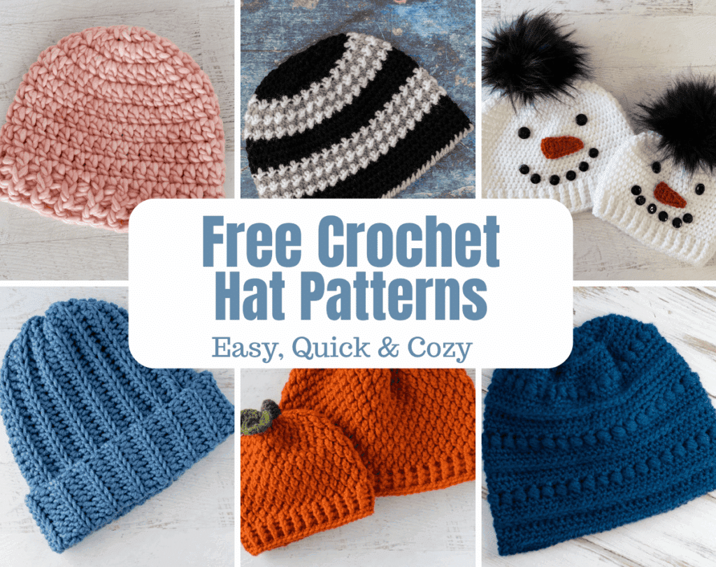 free crochet hat patterns - featured image