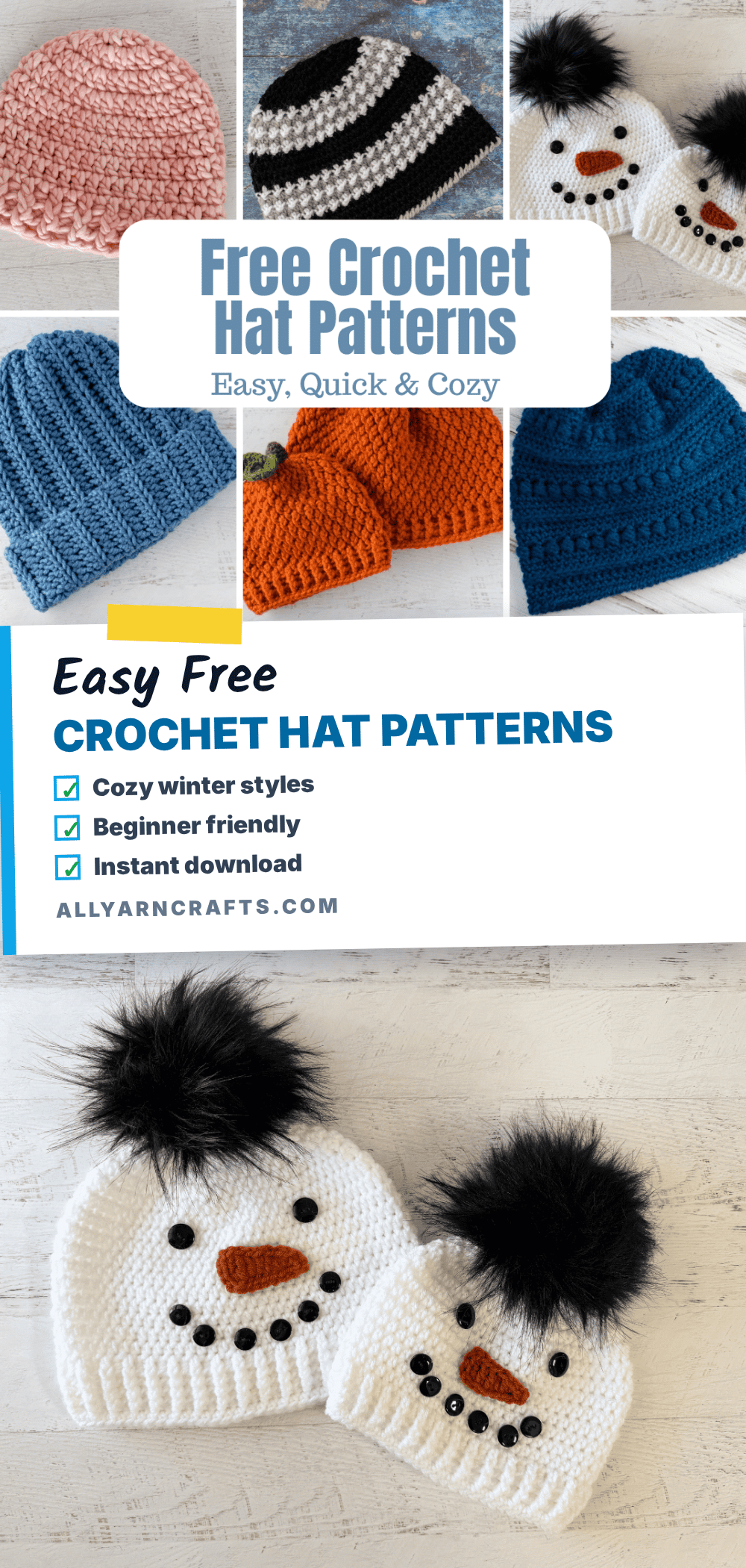 free crochet hat patterns crochet pattern