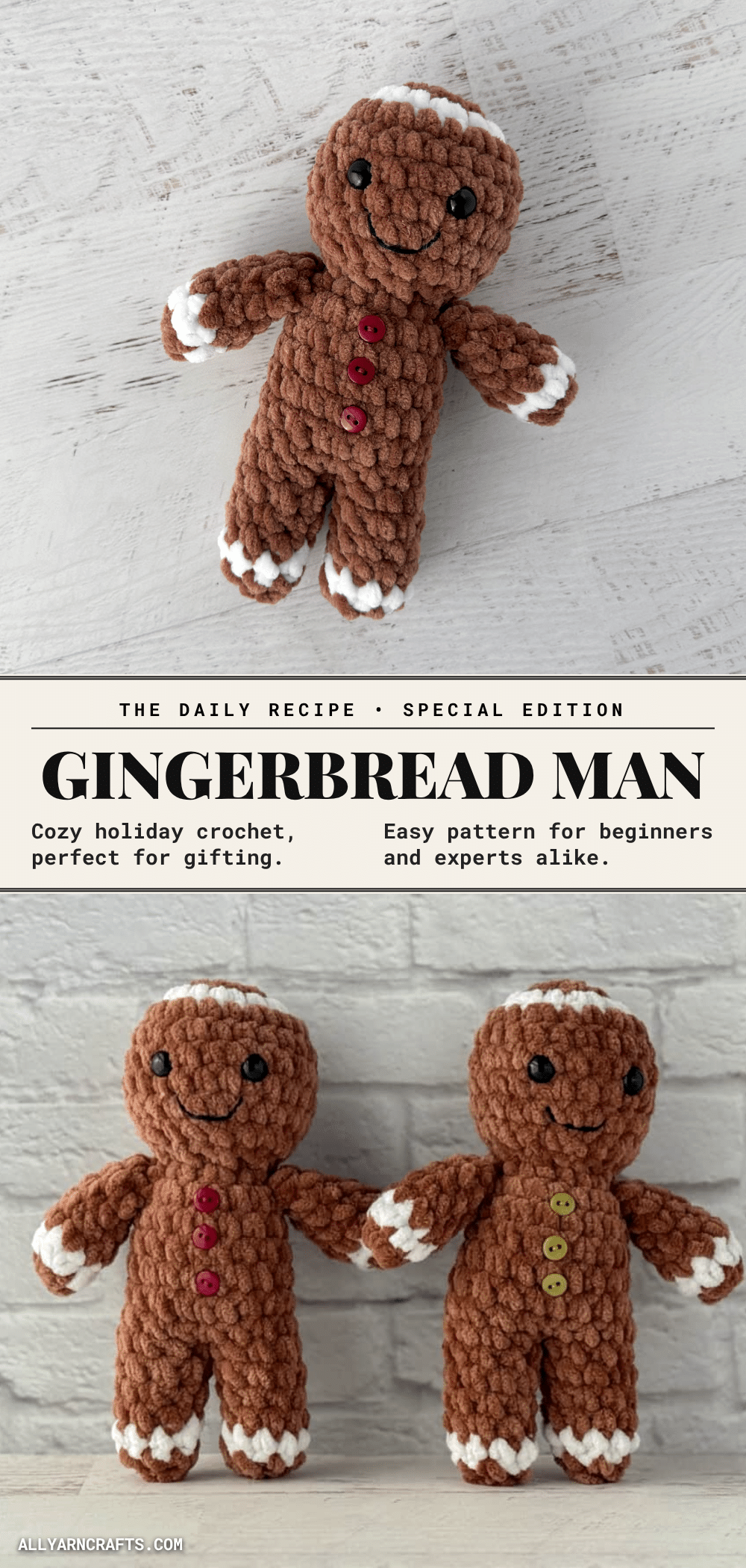 gingerbread man crochet pattern crochet pattern
