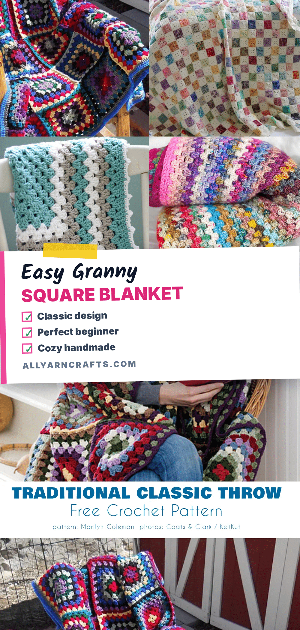 granny square blanket crochet pattern