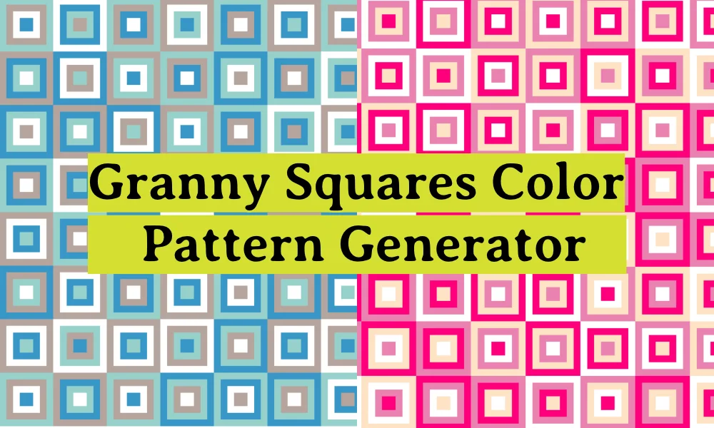 granny squares color pattern generator - featured image