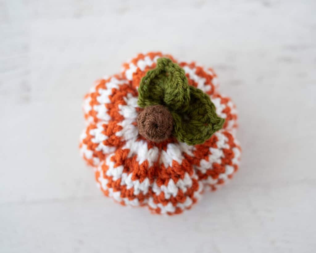 houndstooth crochet pumpkin crochet project crochet project detail 3