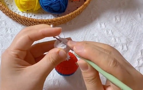 long neck chicken keychain pattern crochet project crochet project detail 2