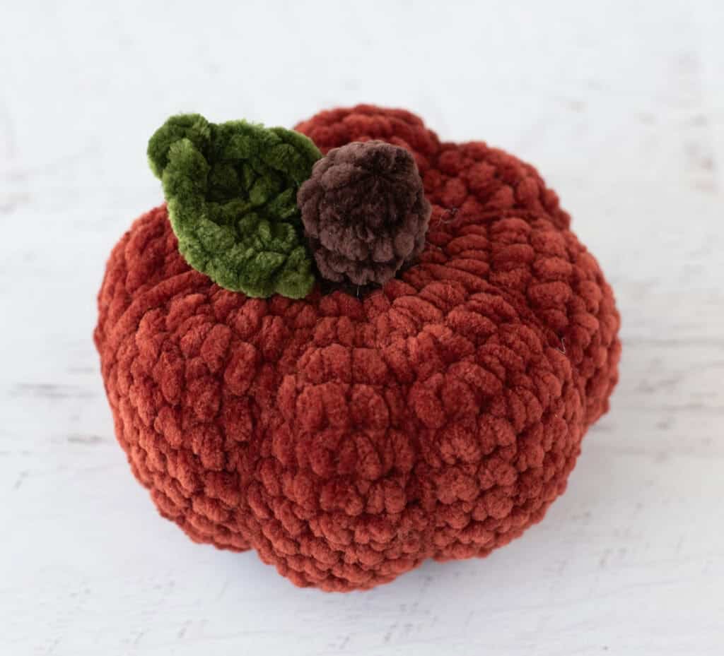 plush crochet pumpkin pattern crochet project crochet project detail 3